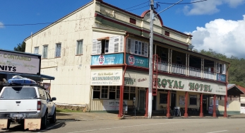 Royal Hotel, Herberton. See the old fire escape!