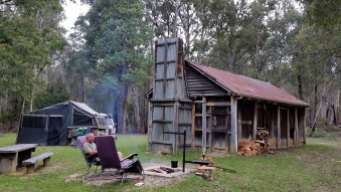 Camp at Wilson's Hut-Errinundra NP